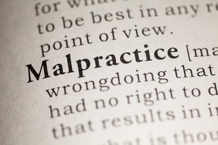 close up malpractice definition